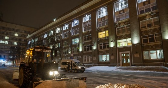 В Челябинске в ночь на  29 ноября выпало не менее восьми миллиметров осадков