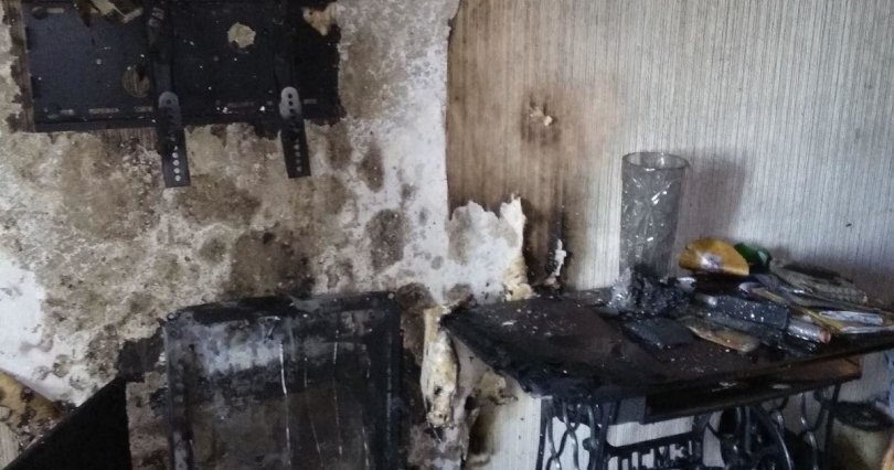 Телевизор привел к пожару в многоэтажке 
в центре Челябинска
