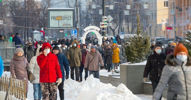 В центре Челябинска ограничено движение
