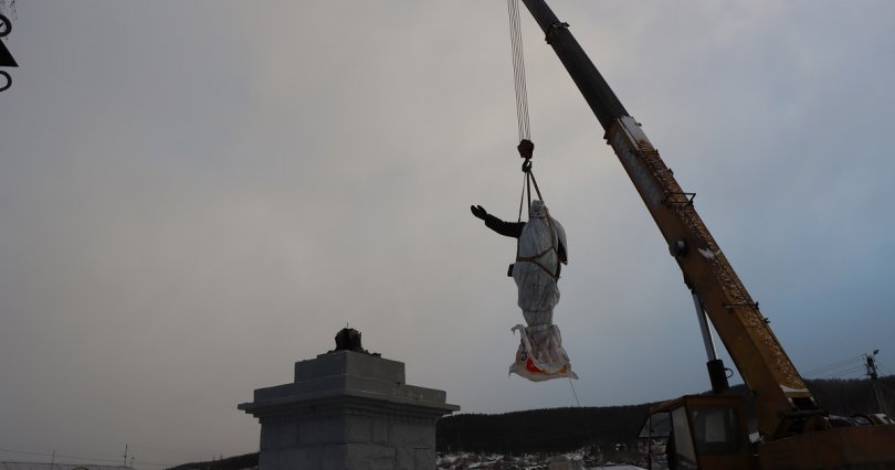 На Южном Урале демонтировали памятник 
Ленину
