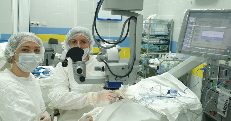 Челябинские офтальмологи прооперировали 
малышку с выпадением хрусталиков глаз

