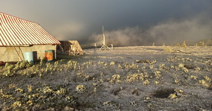 В Челябинской области в конце июня выпал 
снег
