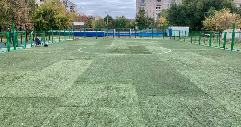 Новое футбольное поле появилось 
в Тракторозаводском районе Челябинска
