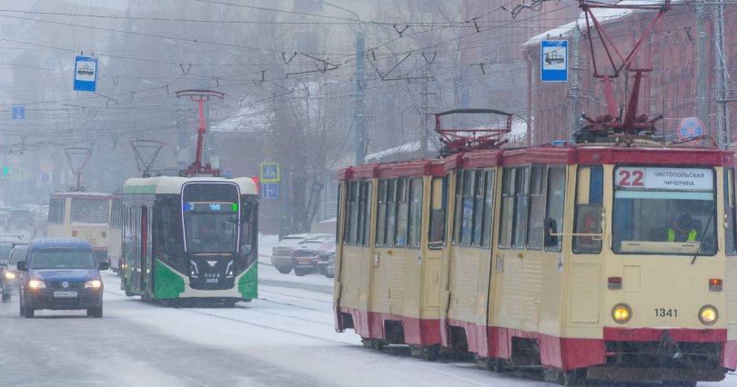 Челябинский общественный транспорт 
переводят на режим выходного дня
