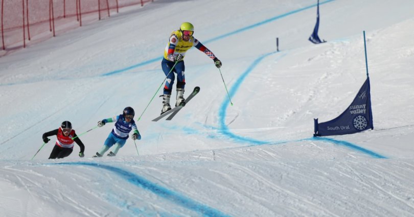 В Челябинской области состоялся Кубок 
Евразии по фристайлу в дисциплине 
«ски-кросс»
