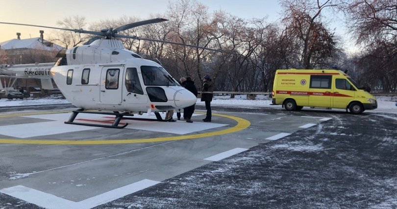 В метель 20 человек в Челябинской области 
доставили на гемодиализ с помощью 
санавиации
