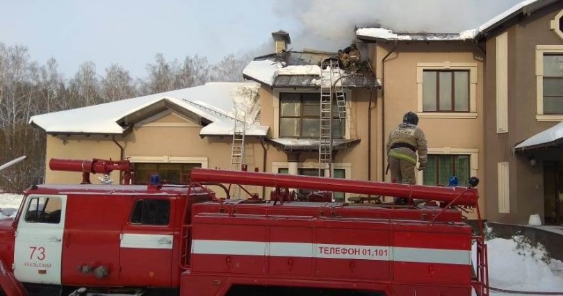 На Южном Урале ликвидировали пожар 
в частном доме

