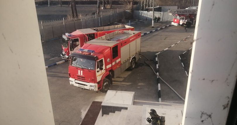 В Челябинске в студенческом общежитии 
произошел пожар
