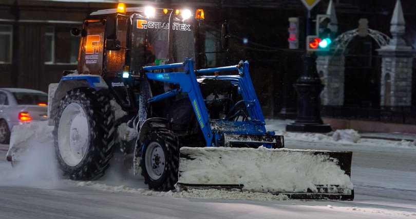 За ночь с улиц Челябинска вывезли более 
3 000 тонн снега

