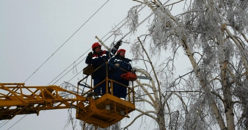 В Челябинской области полностью 
восстановлено электроснабжение после 
снежной бури
