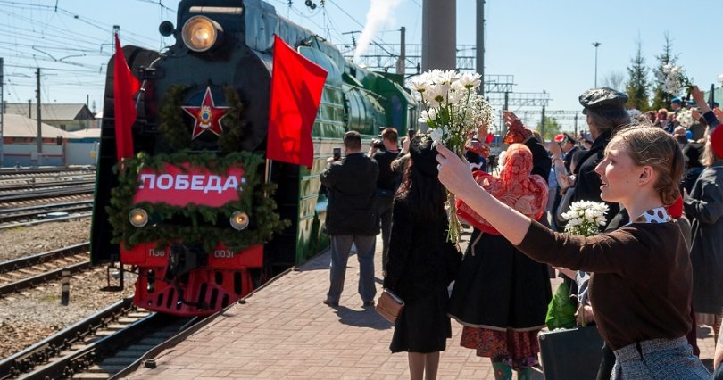 Челябинск принял «Поезд Победы»

